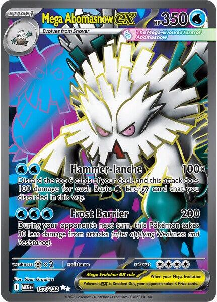 Mega Abomasnow ex (157/132) [Mega Evolutions: Base Set] | Gear Gaming Fayetteville