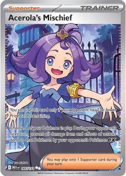Acerola's Mischief (165/132) [Mega Evolutions: Base Set] | Gear Gaming Fayetteville