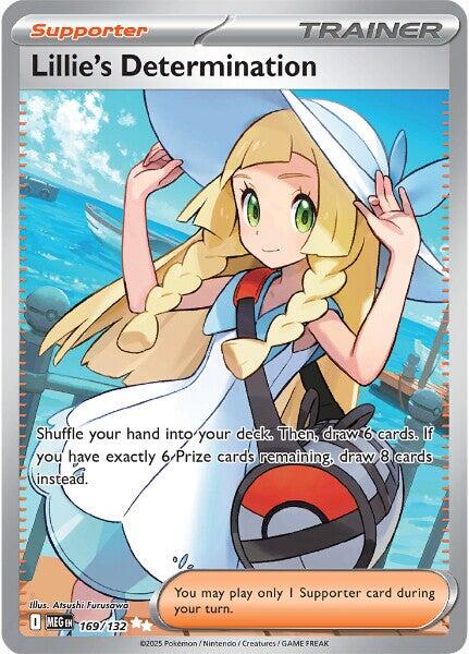 Lillie's Determination (169/132) [Mega Evolution: Base Set] | Gear Gaming Fayetteville