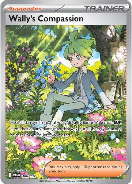 Wally's Compassion (186/132) [Mega Evolution: Base Set] | Gear Gaming Fayetteville