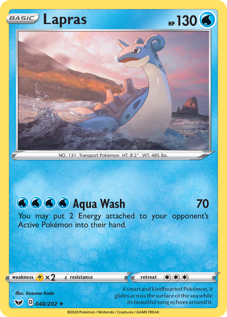 Lapras (048/202) [Sword & Shield: Base Set] | Gear Gaming Fayetteville