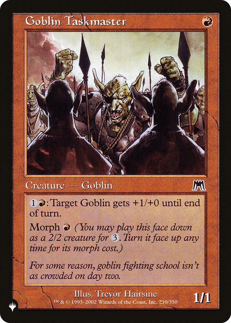 Goblin Taskmaster [The List] | Gear Gaming Fayetteville