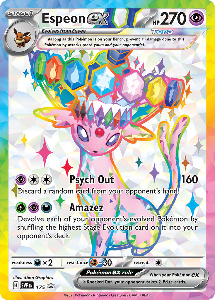 Espeon ex (SVP 175) [Scarlet & Violet: Black Star Promos] | Gear Gaming Fayetteville