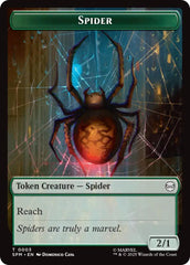 Spider // Food Double-Sided Token [Marvel's Spider-Man Tokens] | Gear Gaming Fayetteville