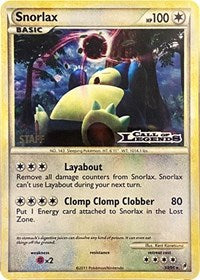 Snorlax (33/95) (Staff Prerelease Promo) [Nintendo: Black Star Promos] | Gear Gaming Fayetteville