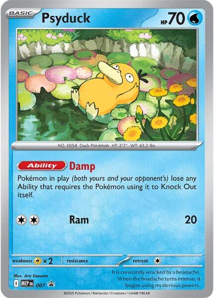 Psyduck (007) [Mega Evolutions Promo] | Gear Gaming Fayetteville