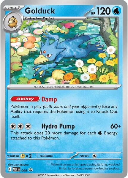 Golduck (008) [Mega Evolutions Promo] | Gear Gaming Fayetteville
