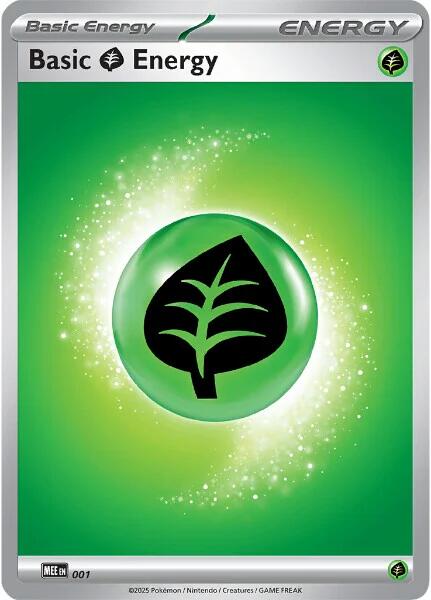 Basic Grass Energy - 001 [Mega Evolution Energies] | Gear Gaming Fayetteville