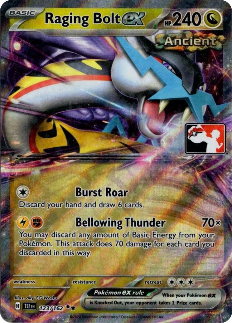 Raging Bolt ex (123/162) (Prize Pack Series 5) [Prize Pack Series Five] | Gear Gaming Fayetteville