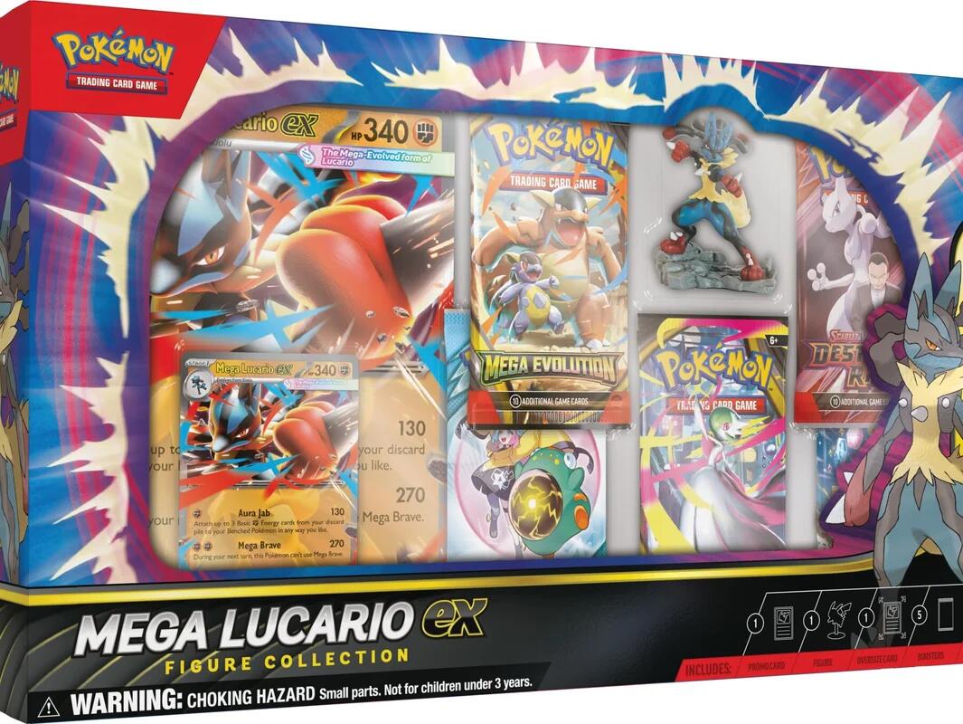 Mega Lucario ex Premium Figure Collection | Gear Gaming Fayetteville