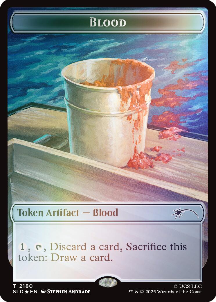 Blood Token (Rainbow Foil) [Secret Lair Drop Series] | Gear Gaming Fayetteville