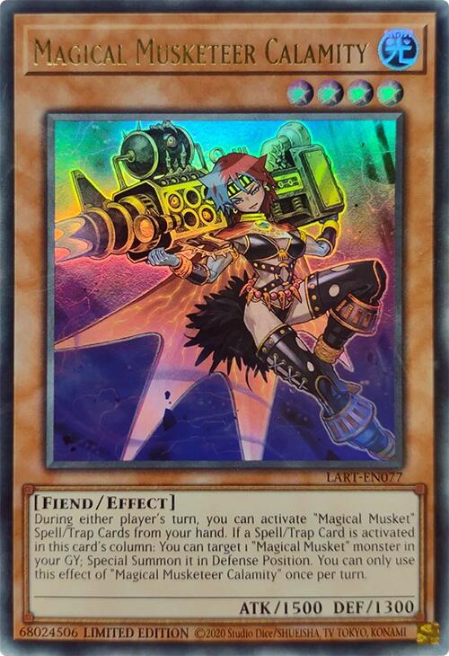 Magical Musketeer Calamity [LART-EN077] Ultra Rare | Gear Gaming Fayetteville