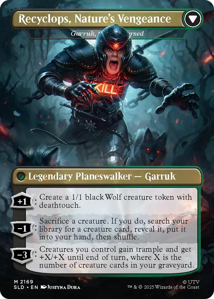 Recyclops, Eco-friendly - Garruk Relentless [Secret Lair Drop Series] | Gear Gaming Fayetteville