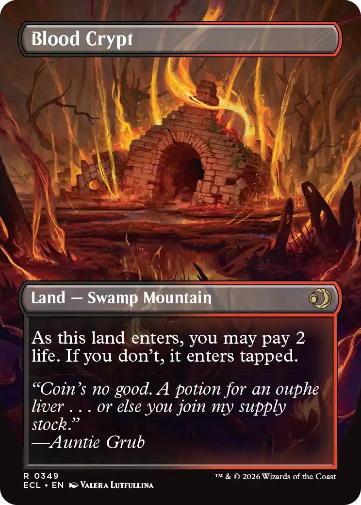 Blood Crypt (Borderless) [Lorwyn Eclipsed] | Gear Gaming Fayetteville