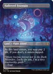 Hallowed Fountain (Borderless) [Lorwyn Eclipsed] | Gear Gaming Fayetteville