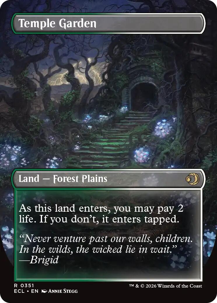 Temple Garden (Borderless) [Lorwyn Eclipsed] | Gear Gaming Fayetteville