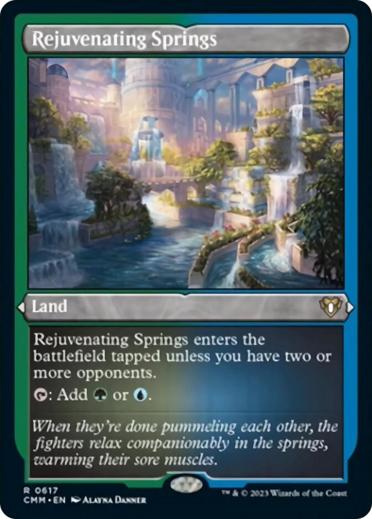 Rejuvenating Springs (Foil Etched) [Commander Masters] | Gear Gaming Fayetteville