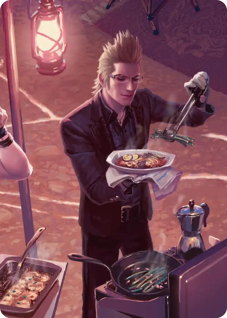 Campsite Cuisine Scene Art Card [FINAL FANTASY Art Series] | Gear Gaming Fayetteville