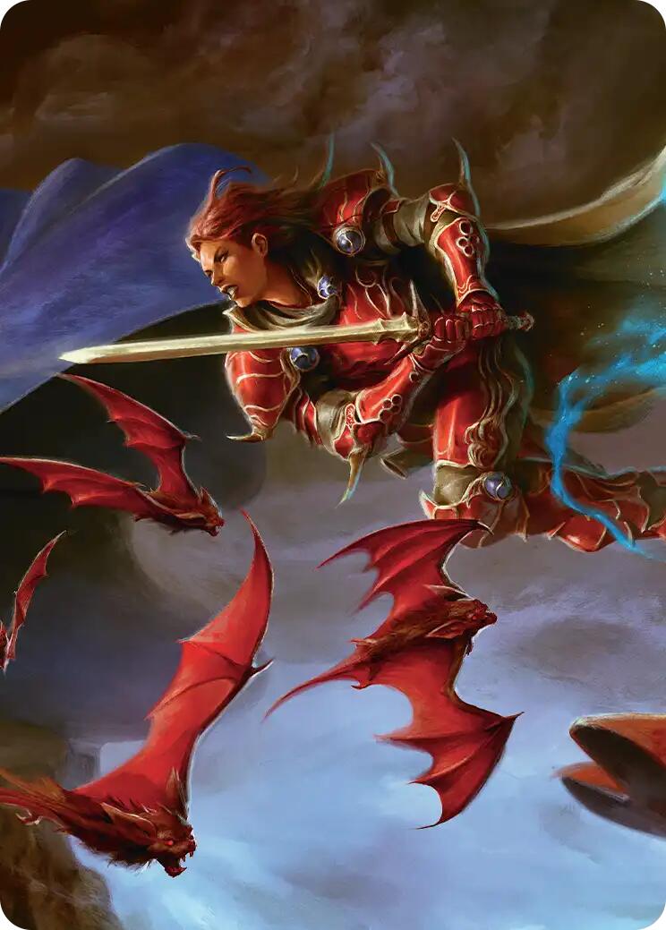 The Destined Warrior Scene Art Card [FINAL FANTASY Art Series] | Gear Gaming Fayetteville