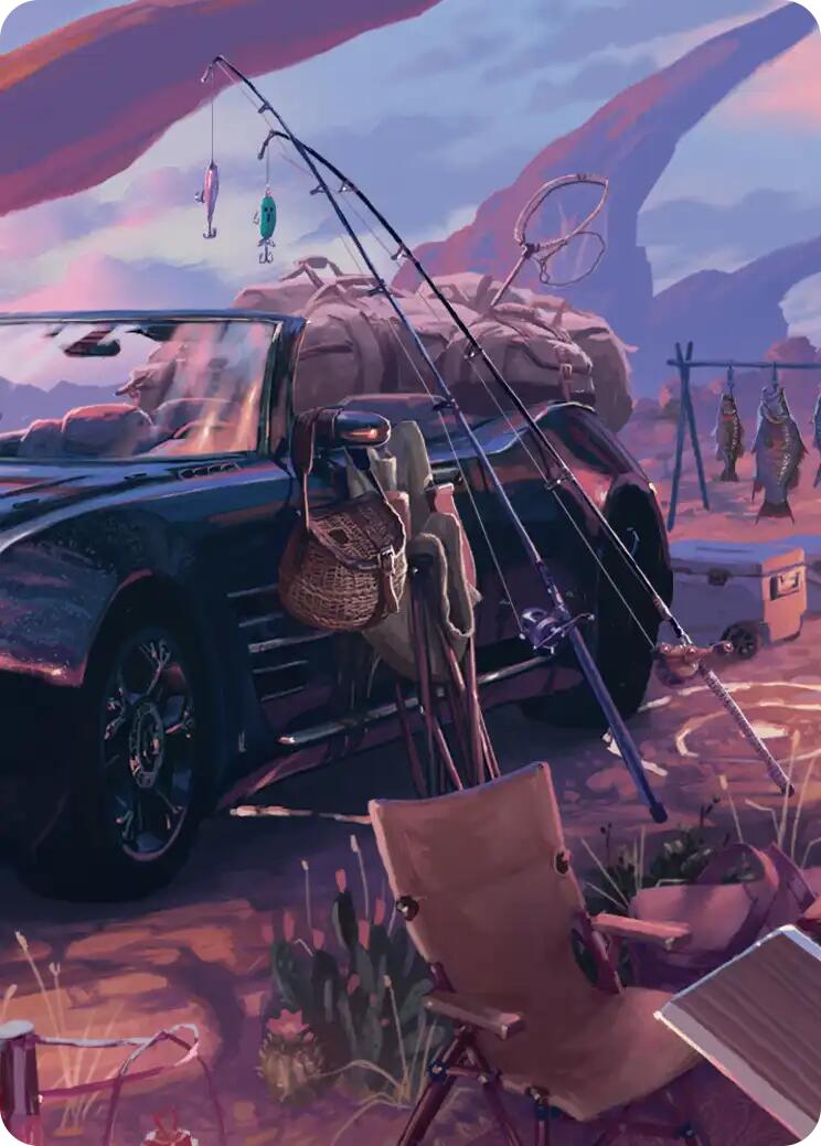 Fishing Gear Scene Art Card [FINAL FANTASY Art Series] | Gear Gaming Fayetteville