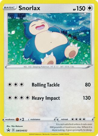 Snorlax (SWSH032) [Sword & Shield: Black Star Promos] | Gear Gaming Fayetteville