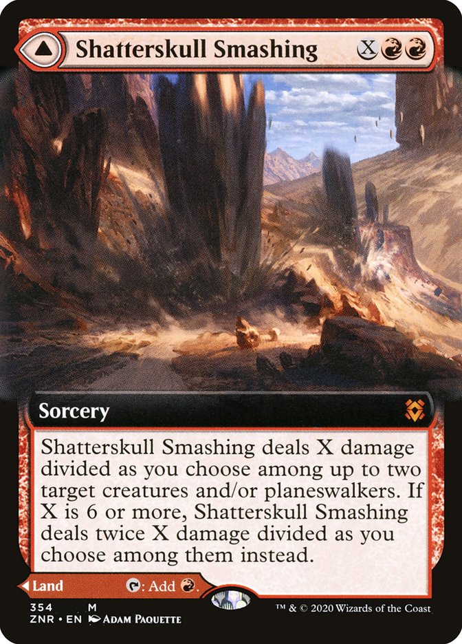 Shatterskull Smashing // Shatterskull, the Hammer Pass (Extended Art) [Zendikar Rising] | Gear Gaming Fayetteville