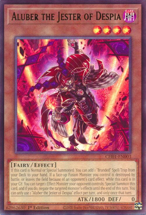 Aluber the Jester of Despia [CH01-EN003] Ultra Rare | Gear Gaming Fayetteville