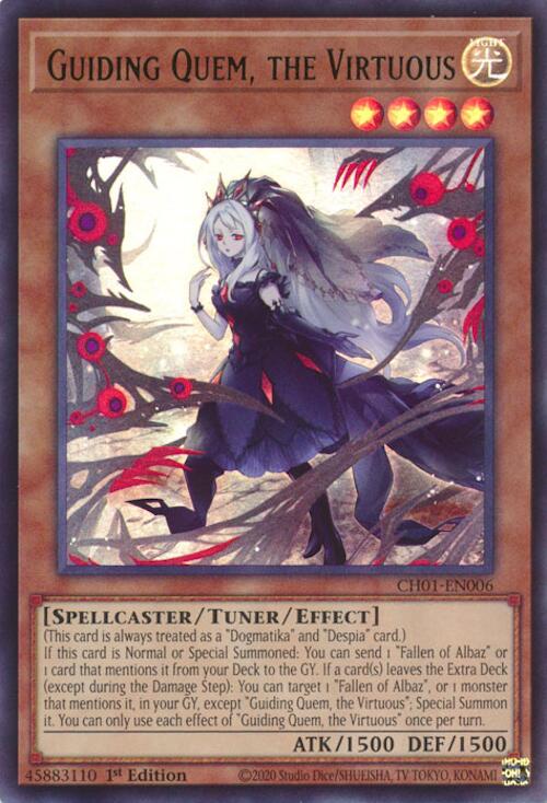 Guiding Quem, the Virtuous [CH01-EN006] Ultra Rare | Gear Gaming Fayetteville