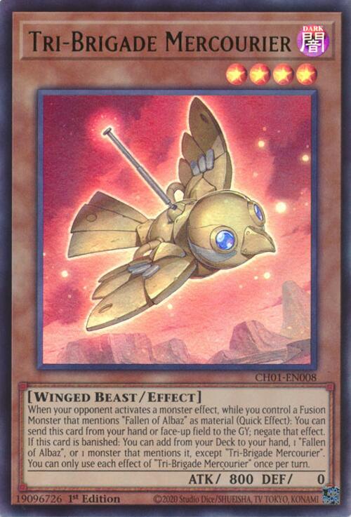 Tri-Brigade Mercourier [CH01-EN008] Ultra Rare | Gear Gaming Fayetteville