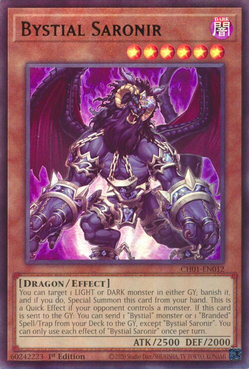 Bystial Saronir [CH01-EN012] Ultra Rare | Gear Gaming Fayetteville