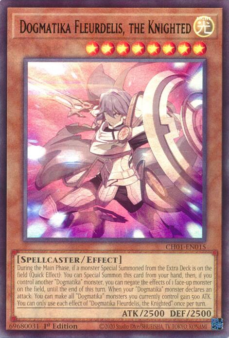 Dogmatika Fleurdelis, the Knighted [CH01-EN015] Ultra Rare | Gear Gaming Fayetteville