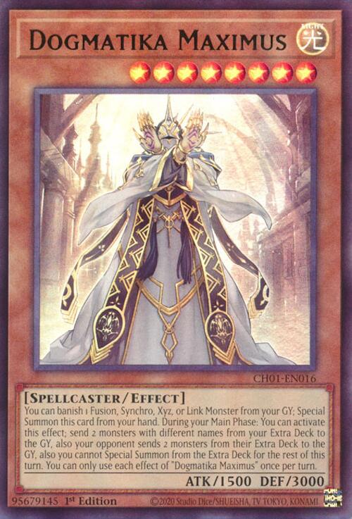 Dogmatika Maximus [CH01-EN016] Ultra Rare | Gear Gaming Fayetteville