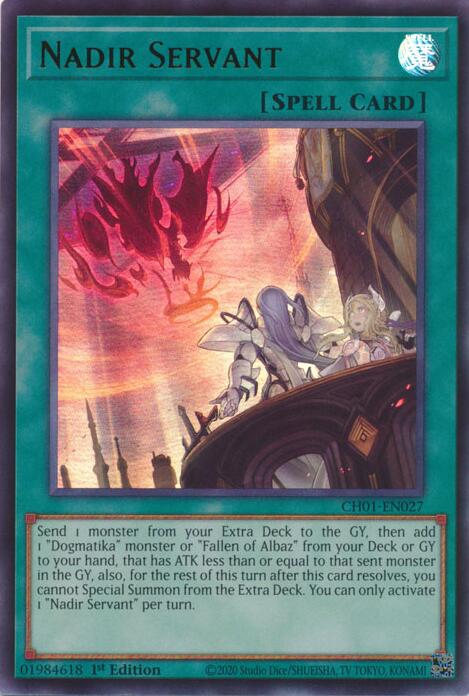Nadir Servant [CH01-EN027] Ultra Rare | Gear Gaming Fayetteville