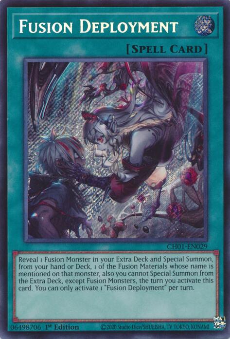 Fusion Deployment (Secret Rare) [CH01-EN029] Secret Rare | Gear Gaming Fayetteville