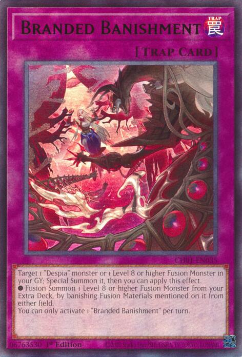 Branded Banishment [CH01-EN035] Ultra Rare | Gear Gaming Fayetteville