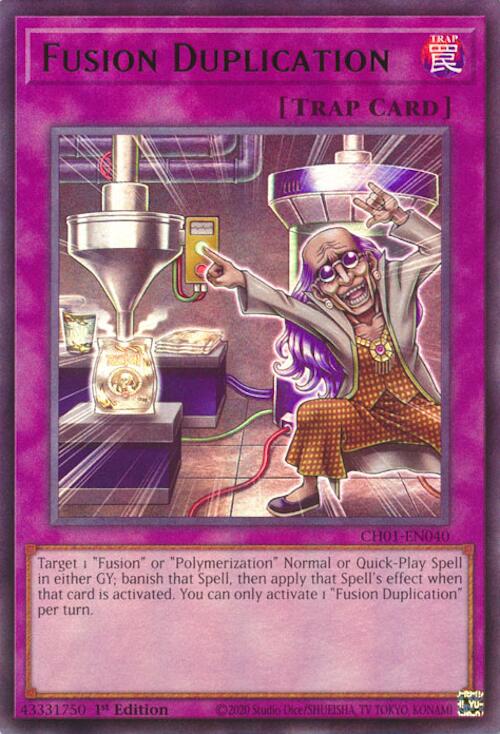 Fusion Duplication [CH01-EN040] Ultra Rare | Gear Gaming Fayetteville