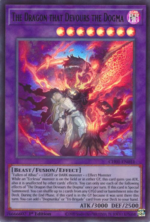 The Dragon that Devours the Dogma [CH01-EN041] Ultra Rare | Gear Gaming Fayetteville