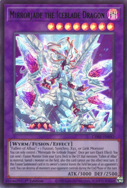 Mirrorjade the Iceblade Dragon [CH01-EN042] Ultra Rare | Gear Gaming Fayetteville