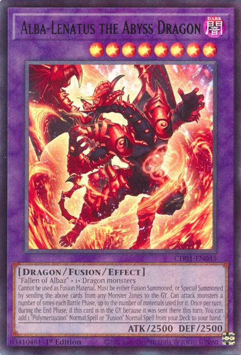 Alba-Lenatus the Abyss Dragon [CH01-EN045] Ultra Rare | Gear Gaming Fayetteville