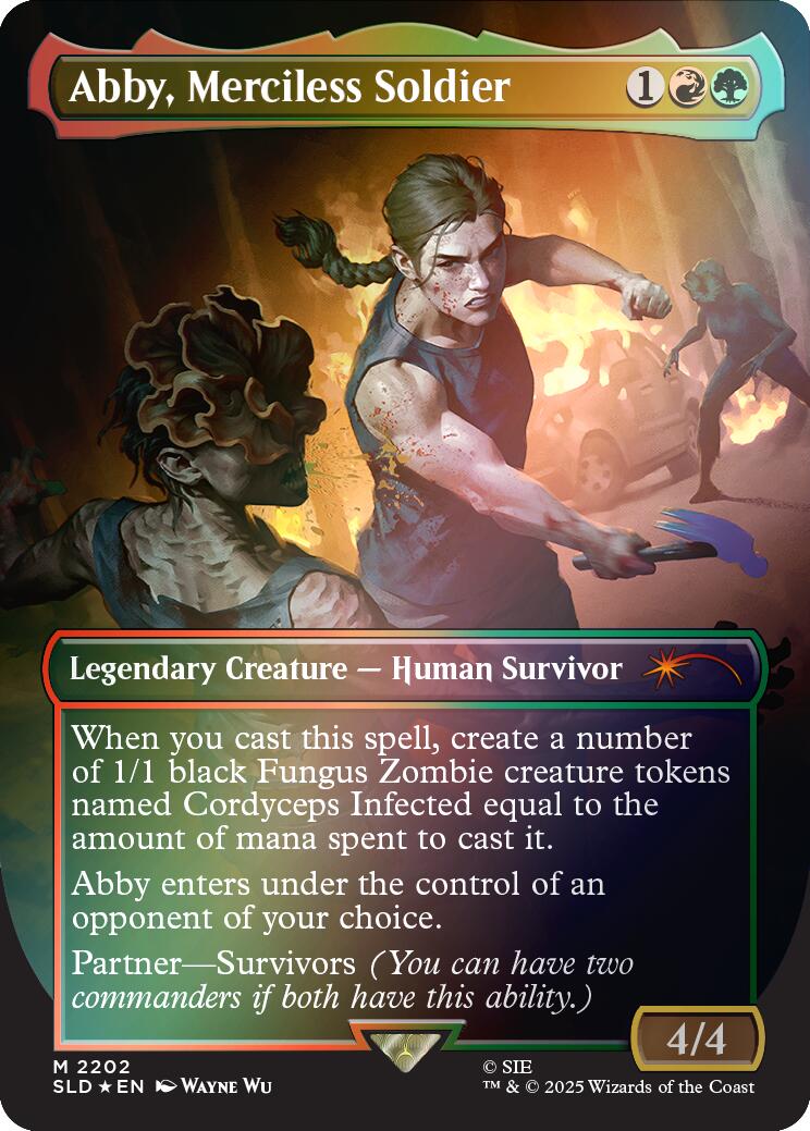 Abby, Merciless Soldier (Rainbow Foil) [Secret Lair Drop Series] | Gear Gaming Fayetteville