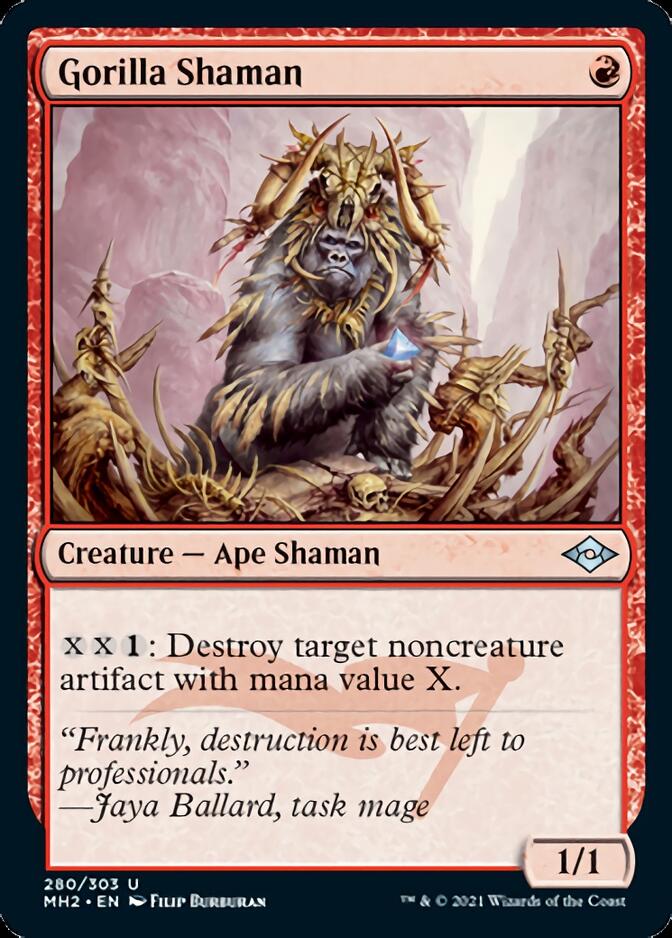 Gorilla Shaman (Foil Etched) [Modern Horizons 2] | Gear Gaming Fayetteville