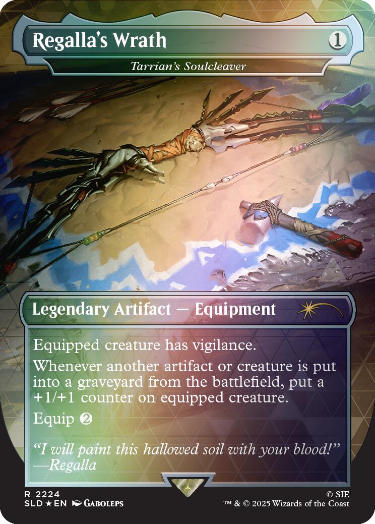 Regalla's Wrath - Tarrian's Soulcleaver (Rainbow Foil) [Secret Lair Drop Series] | Gear Gaming Fayetteville