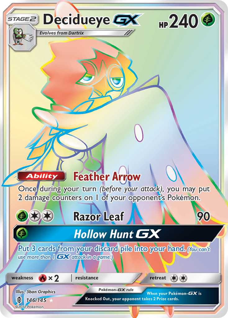 Decidueye GX (146/145) [Sun & Moon: Guardians Rising] | Gear Gaming Fayetteville