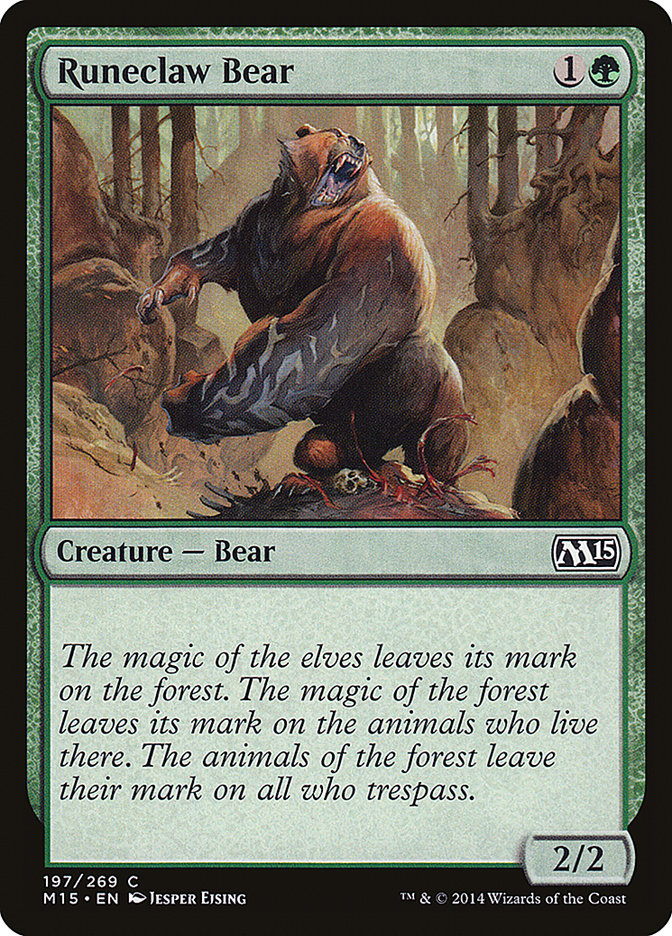 Runeclaw Bear [Magic 2015] | Gear Gaming Fayetteville