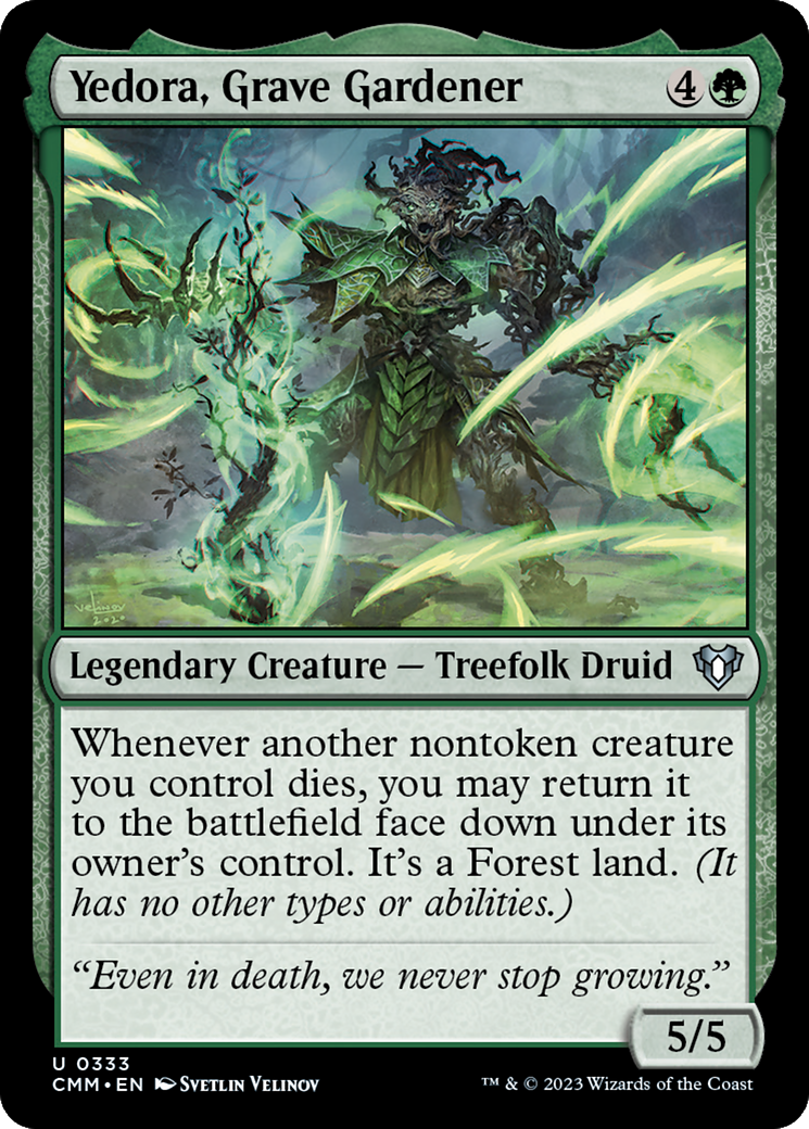 Yedora, Grave Gardener [Commander Masters] | Gear Gaming Fayetteville