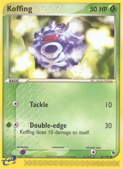 Koffing (54/109) [EX: Ruby & Sapphire] | Gear Gaming Fayetteville