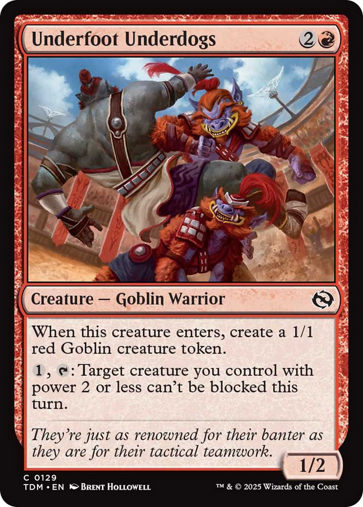 Underfoot Underdogs [Tarkir: Dragonstorm] | Gear Gaming Fayetteville