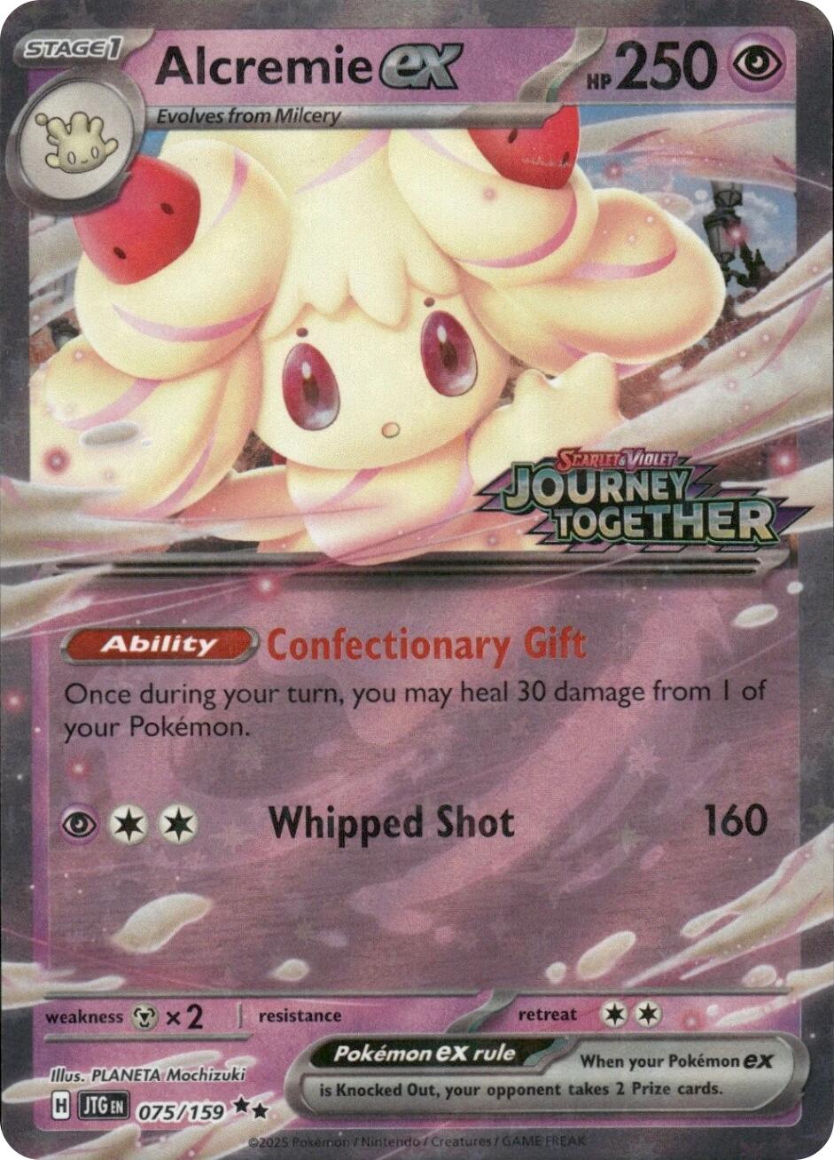 Alcremie ex (075/159) (Journey Together Stamped) [Miscellaneous Cards] | Gear Gaming Fayetteville