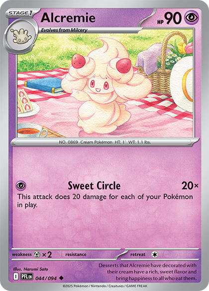 Alcremie (044/094) [Mega Evolution: Phantasmal Flames] | Gear Gaming Fayetteville