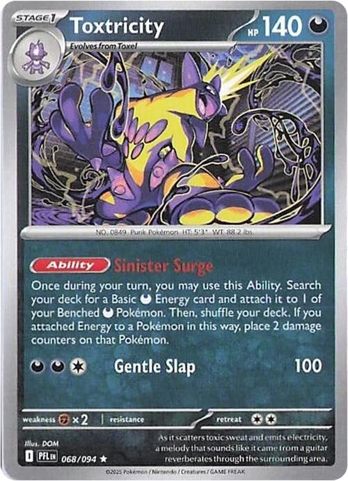 Toxtricity (068/094) [Mega Evolution: Phantasmal Flames] | Gear Gaming Fayetteville